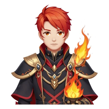 Mavuika The Pyro Archon from Genshin Impact sticker