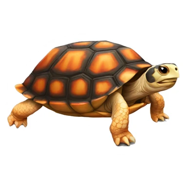 Red footed tortoise  sticker