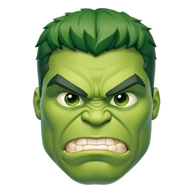 Super hero hulk sticker