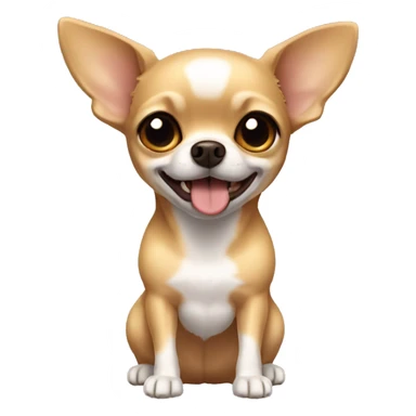 Golden chihuahua short hair brown eyes sticker