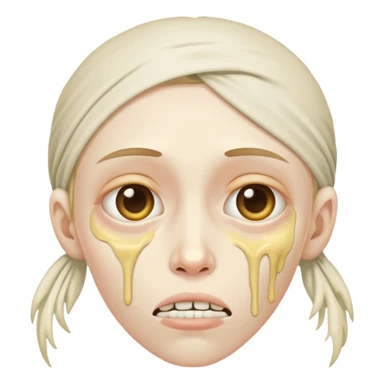 Dying of hunger  sticker