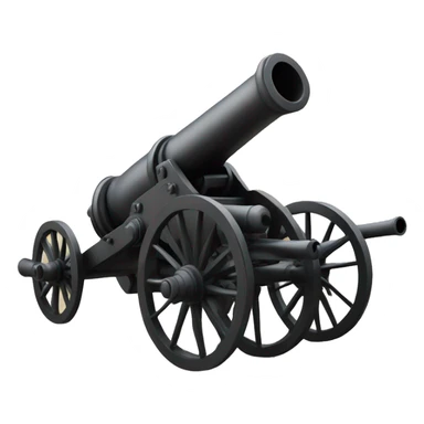 Crimean War cannon sticker