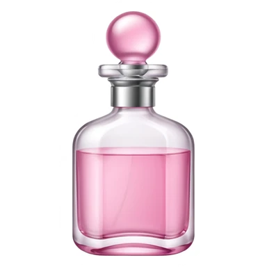 pink fragance bottle sticker