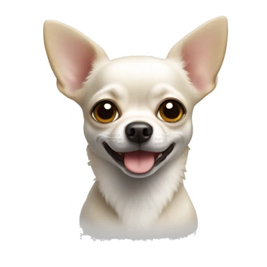 chihuahua pequeño blanco  sticker