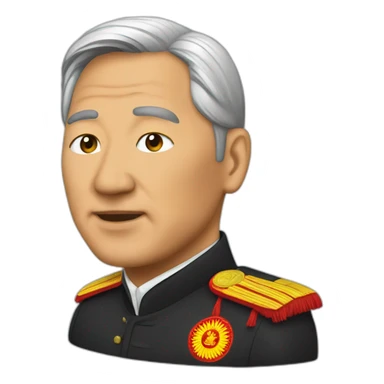 kyrgyzstan president  sticker