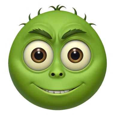Mike Wazowski (one eye) from the Monsters Inc. Pixar movie sticker
