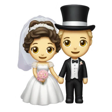 hello kitty marriage  sticker