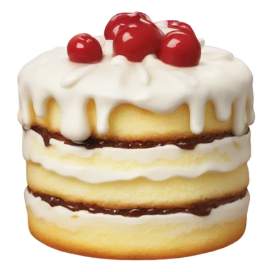 Cream cake oozing Creme  sticker