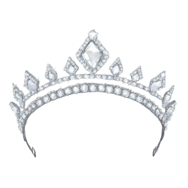 Dimond tiara sticker
