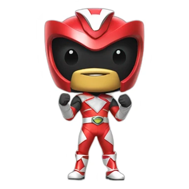 Power Ranger thumbs up sticker