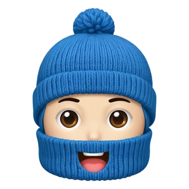 only a beanie, no person sticker