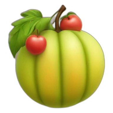 Juicy and stinky fruit sticker