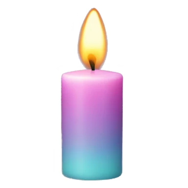 Aesthetic candle sticker