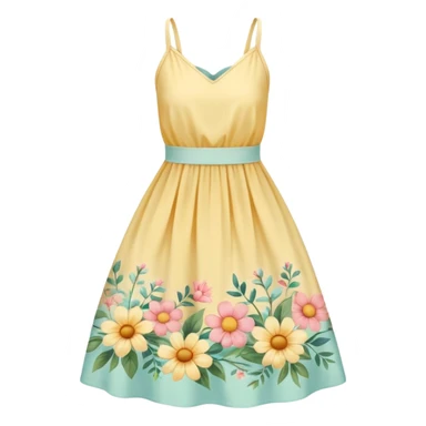 sun dress cloth sticker