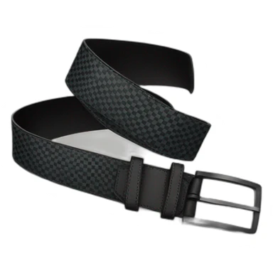 Black Checkered LV Belt sticker