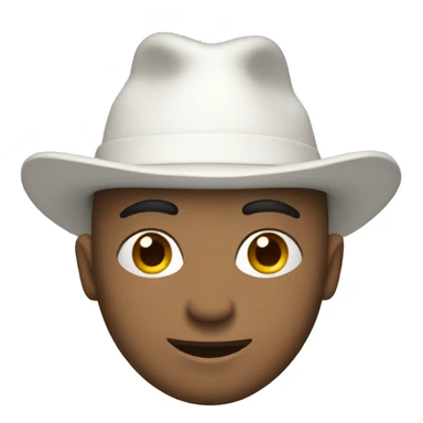 Man with white pointy hat sticker