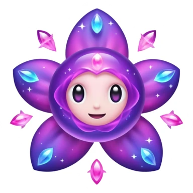 Pokemon legendary purple and pink cosmog sticker