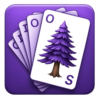 purple bank notes with darker purple pine logo on it sticker