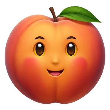 peaches sticker