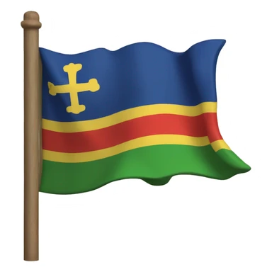 Bandera de la isla de sint Pedro en bonaire  sticker