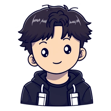 Felix from Stray Kids, K-pop idol with deep voice and freckles sticker