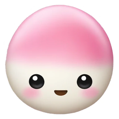 pink mochi  sticker