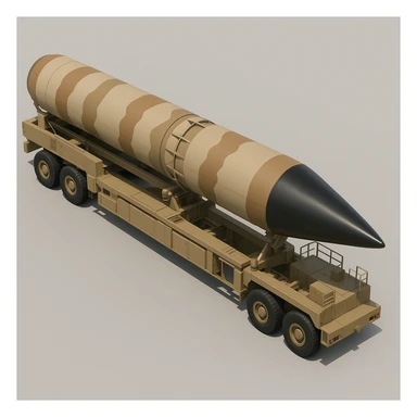 Изометрическая модель этой бомбы, без надписей и флагов  sticker