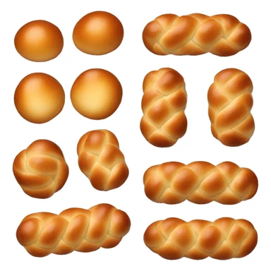 3 plat shabbat challah sticker