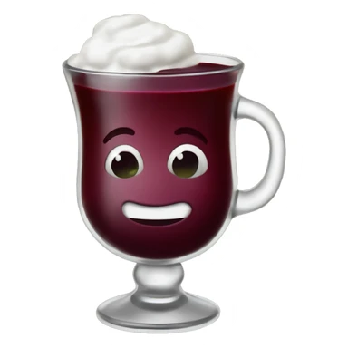  christmas mulled wine with cinnamon sticker