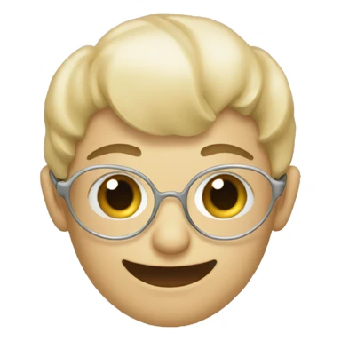 Android comendo uma maçã sticker