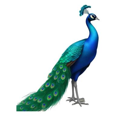 Peacock in love sticker