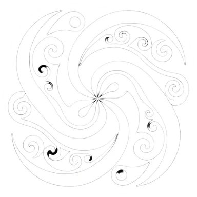 Unity Māori koru design at top sticker