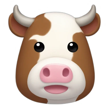 squishmallow cow sticker