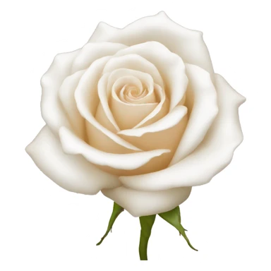 Whiteness Rose sticker