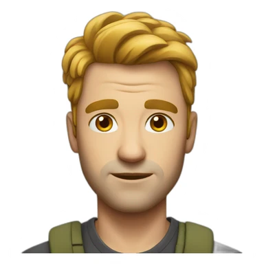 Homme realiste sticker