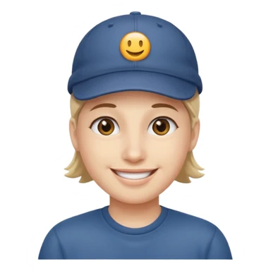 👌😁🧢 Combine these emojis and please, no body, just the head. sticker