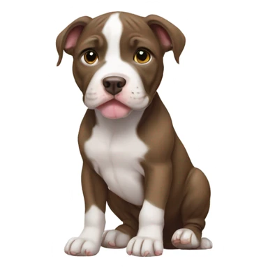 Pitbull puppy  sticker