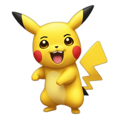 Pickachu Smack sticker