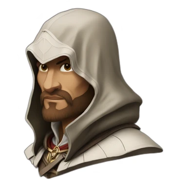 Leonardo DaVinci Assassin's creed sticker