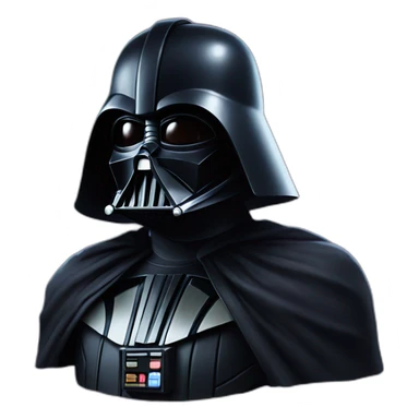 dark vador with the gant of thanos sticker