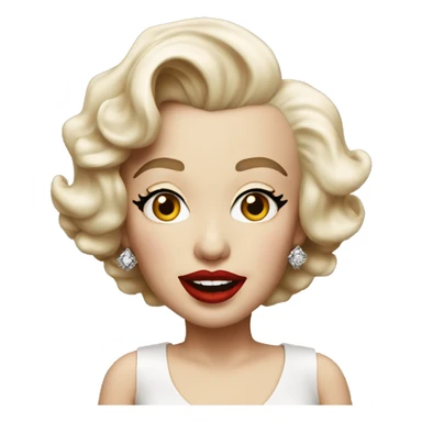 Marilyn Monroe realist sticker