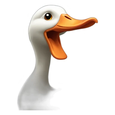 A silly goose sticker