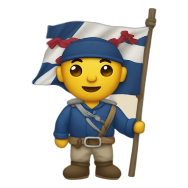 Drapeau voyageur sticker