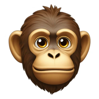 Monkey on the back at the tiger sticker