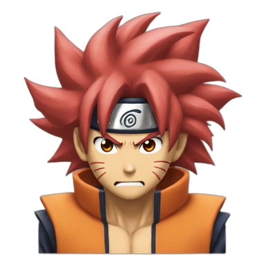 Naruto angry kurama sticker