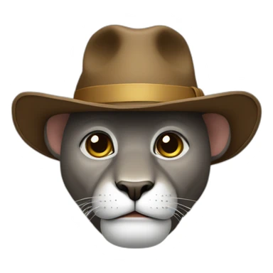 Singe avec un chapeau  sticker