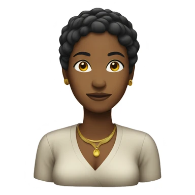 Jamaican woman  sticker