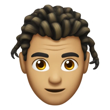 Scorpion man: hair like scorpion  sticker