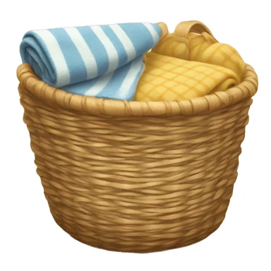 Blanket in a basket sticker