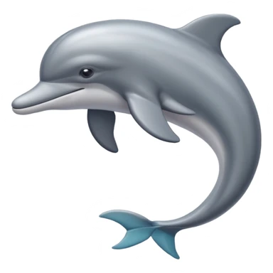 High resolution of dolphin sticker